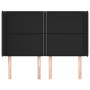 Headboard with black synthetic leather ears 147x16x118/128 cm by vidaXL, Headboards and footboards - Ref: Foro24-3119530, Pri...