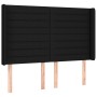 Headboard with black fabric ears 147x16x118/128 cm by vidaXL, Headboards and footboards - Ref: Foro24-3119720, Price: 118,99 ...