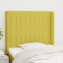 Headboard with green fabric ears 83x16x118/128 cm by vidaXL, Headboards and footboards - Ref: Foro24-3119799, Price: 72,99 €,...