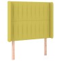 Headboard with green fabric ears 83x16x118/128 cm by vidaXL, Headboards and footboards - Ref: Foro24-3119799, Price: 72,99 €,...