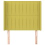 Headboard with green fabric ears 83x16x118/128 cm by vidaXL, Headboards and footboards - Ref: Foro24-3119799, Price: 72,99 €,...