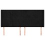 Headboard with black velvet ears 163x16x118/128 cm by vidaXL, Headboards and footboards - Ref: Foro24-3119874, Price: 132,99 ...