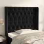 Headboard with black velvet ears 103x16x118/128 cm by vidaXL, Headboards and footboards - Ref: Foro24-3119960, Price: 105,06 ...