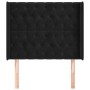 Headboard with black velvet ears 103x16x118/128 cm by vidaXL, Headboards and footboards - Ref: Foro24-3119960, Price: 105,06 ...