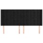 Headboard with black velvet ears 203x16x118/128 cm by vidaXL, Headboards and footboards - Ref: Foro24-3120082, Price: 152,47 ...