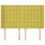 Headboard with green fabric ears 147x16x118/128 cm by vidaXL, Headboards and footboards - Ref: Foro24-3120019, Price: 100,99 ...