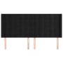 Headboard with black velvet ears 183x16x118/128 cm by vidaXL, Headboards and footboards - Ref: Foro24-3120076, Price: 156,80 ...