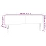 Cabecero con LED de tela gris claro 200x5x78/88 cm de vidaXL, Cabeceros y pies de cama - Ref: Foro24-3121354, Precio: 73,96 €...