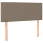 Cabecero con LED de tela gris taupe 100x5x78/88 cm de vidaXL, Cabeceros y pies de cama - Ref: Foro24-3121326, Precio: 51,99 €...