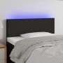 Kopfteil aus schwarzem Stoff mit LED 90x5x78/88 cm von vidaXL, Kopf- und Fußteile - Ref: Foro24-3121316, Preis: 48,99 €, Raba...