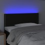 Kopfteil aus schwarzem Stoff mit LED 100x5x78/88 cm von vidaXL, Kopf- und Fußteile - Ref: Foro24-3121464, Preis: 44,67 €, Rab...