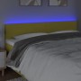 Cabecero con LED de tela verde 200x5x78/88 cm de vidaXL, Cabeceros y pies de cama - Ref: Foro24-3121361, Precio: 67,47 €, Des...