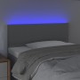 Headboard with LED lights in light gray fabric 80x5x78/88 cm by vidaXL, Headboards and footboards - Ref: Foro24-3121306, Pric...