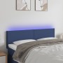 Blue fabric LED headboard 144x5x78/88 cm by vidaXL, Headboards and footboards - Ref: Foro24-3121336, Price: 63,99 €, Discount: %