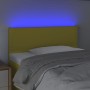 Kopfteil mit LED aus grünem Stoff 100x5x78/88 cm von vidaXL, Kopf- und Fußteile - Ref: Foro24-3121469, Preis: 37,40 €, Rabatt: %