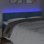 Dark blue velvet LED headboard 180x5x78/88 cm by vidaXL, Headboards and footboards - Ref: Foro24-3121396, Price: 71,01 €, Dis...