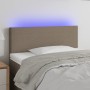 Headboard with LED in taupe gray fabric 80x5x78/88 cm by vidaXL, Headboards and footboards - Ref: Foro24-3121310, Price: 42,4...