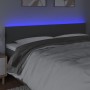 Kopfteil aus dunkelgrauem Stoff mit LED 200x5x78/88 cm von vidaXL, Kopf- und Fußteile - Ref: Foro24-3121355, Preis: 73,99 €, ...