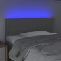 Hellgraues Stoffkopfteil mit LED 90x5x78/88 cm von vidaXL, Kopf- und Fußteile - Ref: Foro24-3121454, Preis: 43,69 €, Rabatt: %