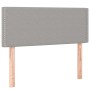 Light gray fabric headboard with LED 90x5x78/88 cm by vidaXL, Headboards and footboards - Ref: Foro24-3121454, Price: 43,69 €...