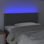 Dark gray fabric headboard with LED 100x5x78/88 cm by vidaXL, Headboards and footboards - Ref: Foro24-3121463, Price: 44,64 €...