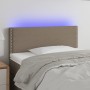 Headboard with LED in taupe gray fabric 90x5x78/88 cm by vidaXL, Headboards and footboards - Ref: Foro24-3121458, Price: 49,9...