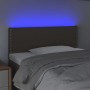 Headboard with LED in taupe gray fabric 90x5x78/88 cm by vidaXL, Headboards and footboards - Ref: Foro24-3121458, Price: 49,9...