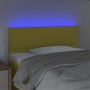 Headboard with LED in green fabric 80x5x78/88 cm by vidaXL, Headboards and footboards - Ref: Foro24-3121313, Price: 41,99 €, ...