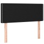 Black fabric headboard with LED 80x5x78/88 cm by vidaXL, Headboards and footboards - Ref: Foro24-3121448, Price: 41,93 €, Dis...