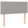 Cabecero con LED de tela gris claro 100x5x78/88 cm de vidaXL, Cabeceros y pies de cama - Ref: Foro24-3121322, Precio: 43,35 €...