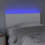 Cabecero con LED cuero sintético blanco 90x5x78/88 cm de vidaXL, Cabeceros y pies de cama - Ref: Foro24-3121411, Precio: 50,0...