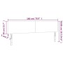 Cabecero con LED de terciopelo rosa 180x5x78/88 cm de vidaXL, Cabeceros y pies de cama - Ref: Foro24-3121397, Precio: 71,01 €...