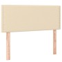 Cream fabric headboard with LED 80x5x78/88 cm by vidaXL, Headboards and footboards - Ref: Foro24-3121451, Price: 41,93 €, Dis...