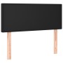 Headboard with LED black synthetic leather 100x5x78/88 cm by vidaXL, Headboards and footboards - Ref: Foro24-3121416, Price: ...