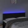 Black velvet headboard with LED 144x5x78/88 cm by vidaXL, Headboards and footboards - Ref: Foro24-3121382, Price: 62,41 €, Di...