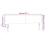 Cabecero con LED de tela gris taupe 160x5x78/88 cm de vidaXL, Cabeceros y pies de cama - Ref: Foro24-3121342, Precio: 65,07 €...