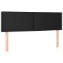 Headboard with LED lights black synthetic leather 144x5x78/88 cm by vidaXL, Headboards and footboards - Ref: Foro24-3121422, ...