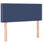 Blue fabric headboard with LED 80x5x78/88 cm by vidaXL, Headboards and footboards - Ref: Foro24-3121452, Price: 47,99 €, Disc...