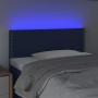 Cabecero con LED de tela azul 90x5x78/88 cm de vidaXL, Cabeceros y pies de cama - Ref: Foro24-3121460, Precio: 43,69 €, Descu...