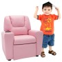 Sillón reclinable para niños cuero sintético rosa de vidaXL, Sillas y tronas para niños - Ref: Foro24-324044, Precio: 165,37 ...