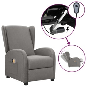 Electric massage chair light gray fabric by vidaXL, Electric massage chairs - Ref: Foro24-3098937, Price: 241,99 €, Discount: %