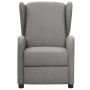 Electric massage chair light gray fabric by vidaXL, Electric massage chairs - Ref: Foro24-3098937, Price: 241,98 €, Discount: %