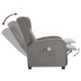 Elektrischer Massagesessel aus hellgrauem Stoff von vidaXL, Elektrische Massagesessel - Ref: Foro24-3098937, Preis: 241,98 €,...