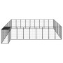 Dog cage 38 panels black powder coated steel 50x100 cm by vidaXL, Dog kennels and fences - Ref: Foro24-3115955, Price: 494,56...