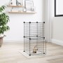 8-panel pet cage with black steel door 35x35cm by vidaXL, Cages and habitats for small animals - Ref: Foro24-3114032, Price: ...