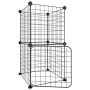 8-panel pet cage with black steel door 35x35cm by vidaXL, Cages and habitats for small animals - Ref: Foro24-3114032, Price: ...