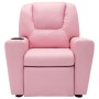 Sillón reclinable para niños cuero sintético rosa de vidaXL, Sillas y tronas para niños - Ref: Foro24-324044, Precio: 165,37 ...