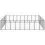 Dog cage 32 panels black powder coated steel 50x100 cm by vidaXL, Dog kennels and fences - Ref: Foro24-3115964, Price: 452,41...