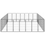 Dog cage 32 panels black powder coated steel 50x100 cm by vidaXL, Dog kennels and fences - Ref: Foro24-3115964, Price: 452,41...