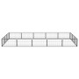 Dog cage 16 panels black powder coated steel 100x50 cm by vidaXL, Dog kennels and fences - Ref: Foro24-3115969, Price: 219,52...